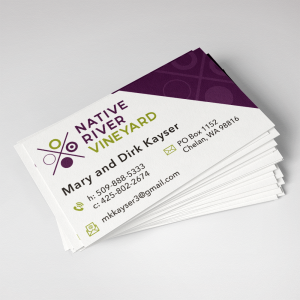 Native River Vineyard Business Card