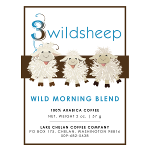 3 Wild Sheep Coffee Label